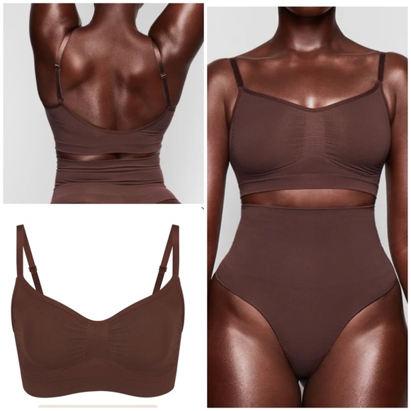 NWOT Skims seamless Sculpting Bra in Cocoa 🔥🔥🔥 - Picture 1 of 1